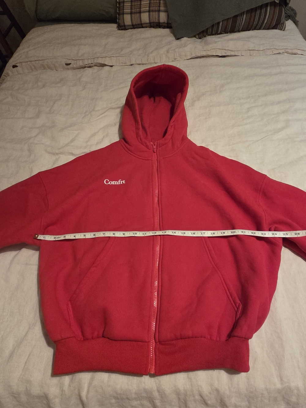 Comfrt Cloud Zip-up Hoodie Crimson (bottoms in separate listing,can bundle) - Picture 2 of 5